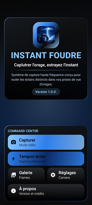 Capture d’écran Instant Foudre